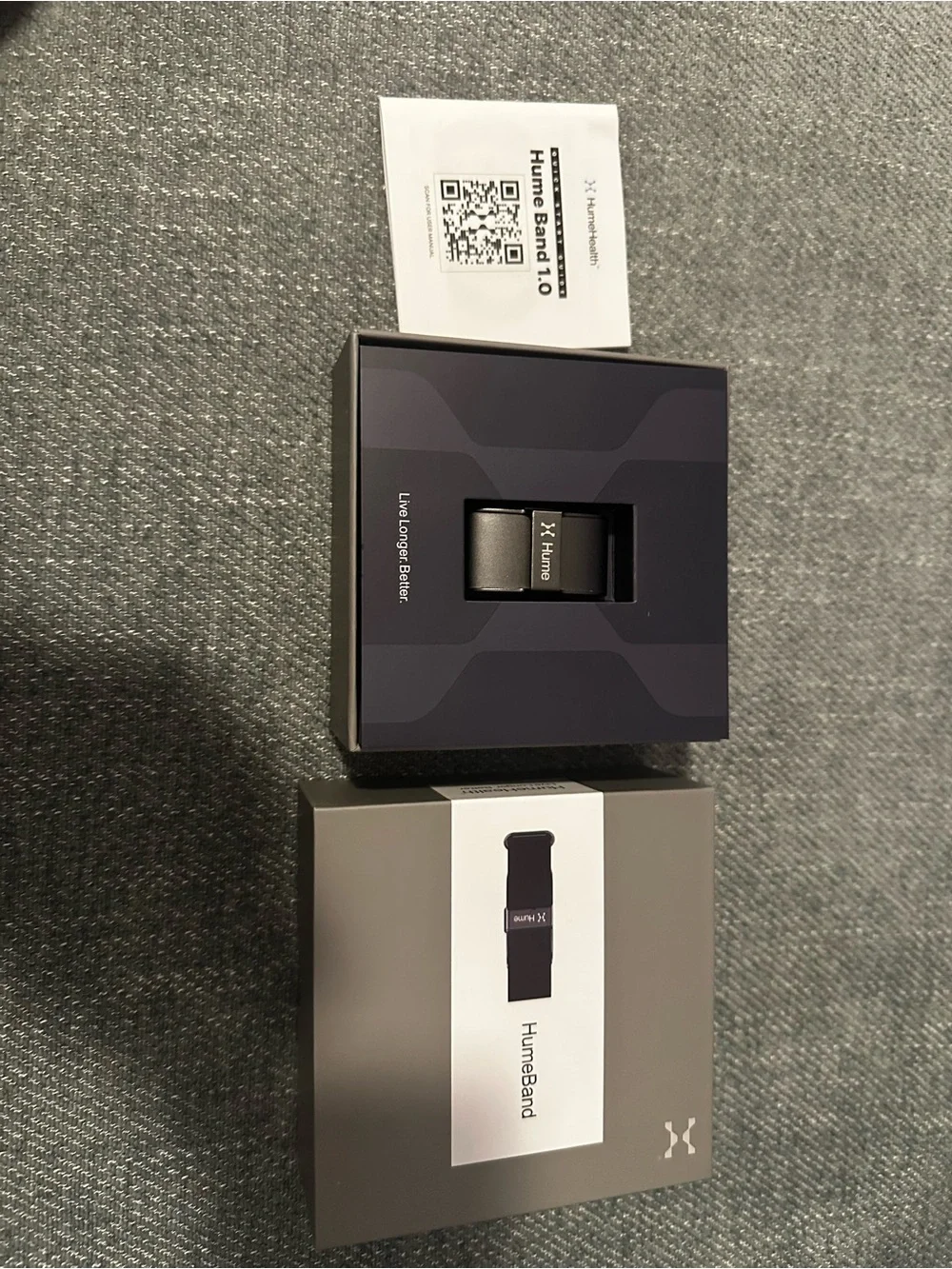 Hume Band - Black Smart Health Wristband